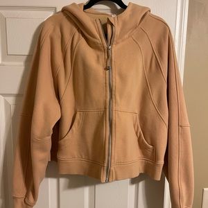 Scuba Full Zip Crop Hoodie